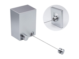 Línea De Tender Ropa Retráctil Exterior De 4.2m, Acero Inoxidable, Carga 20kg, Abs Y Aluminio, Interior/exterior