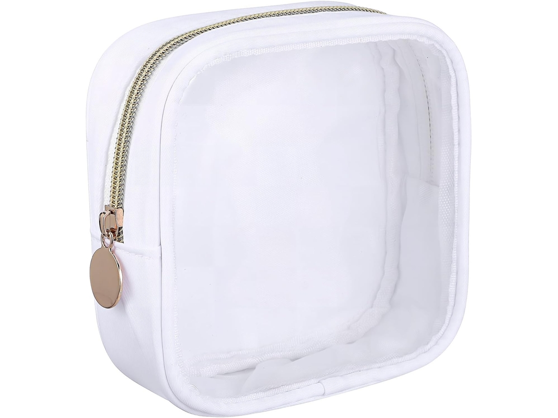 Maquiagem resistente e protetora necessária em PVC transparente de tamanho pequeno.