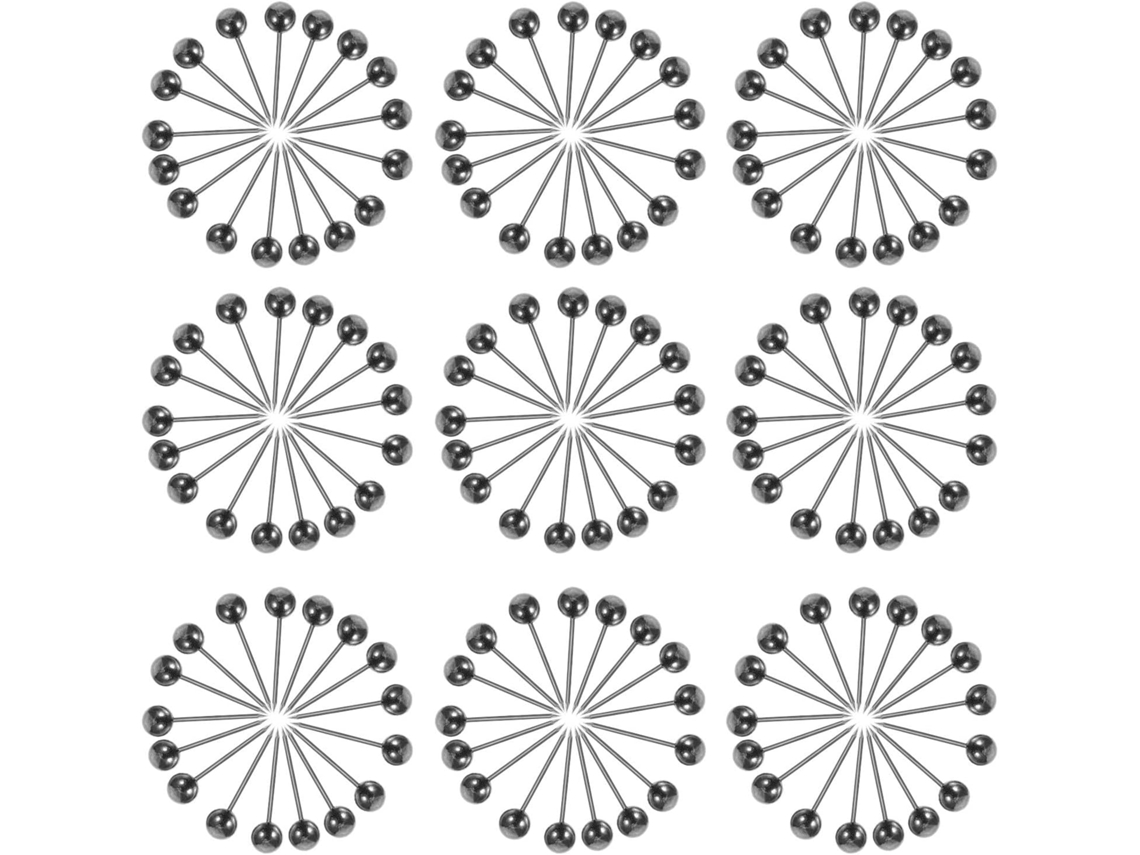 Homsfou 500 Tachinhas Cabeça Redonda Para Mapas E Quadros Cortiça, Leves E Duráveis, Corpo Em Plástica E Aço, Ideais
