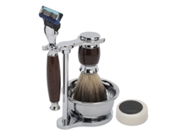 2026 kit de Barbear Manual para Homem com Taça, Escova e Suporte Ferramentas Profissionais de Cuidado de Barba