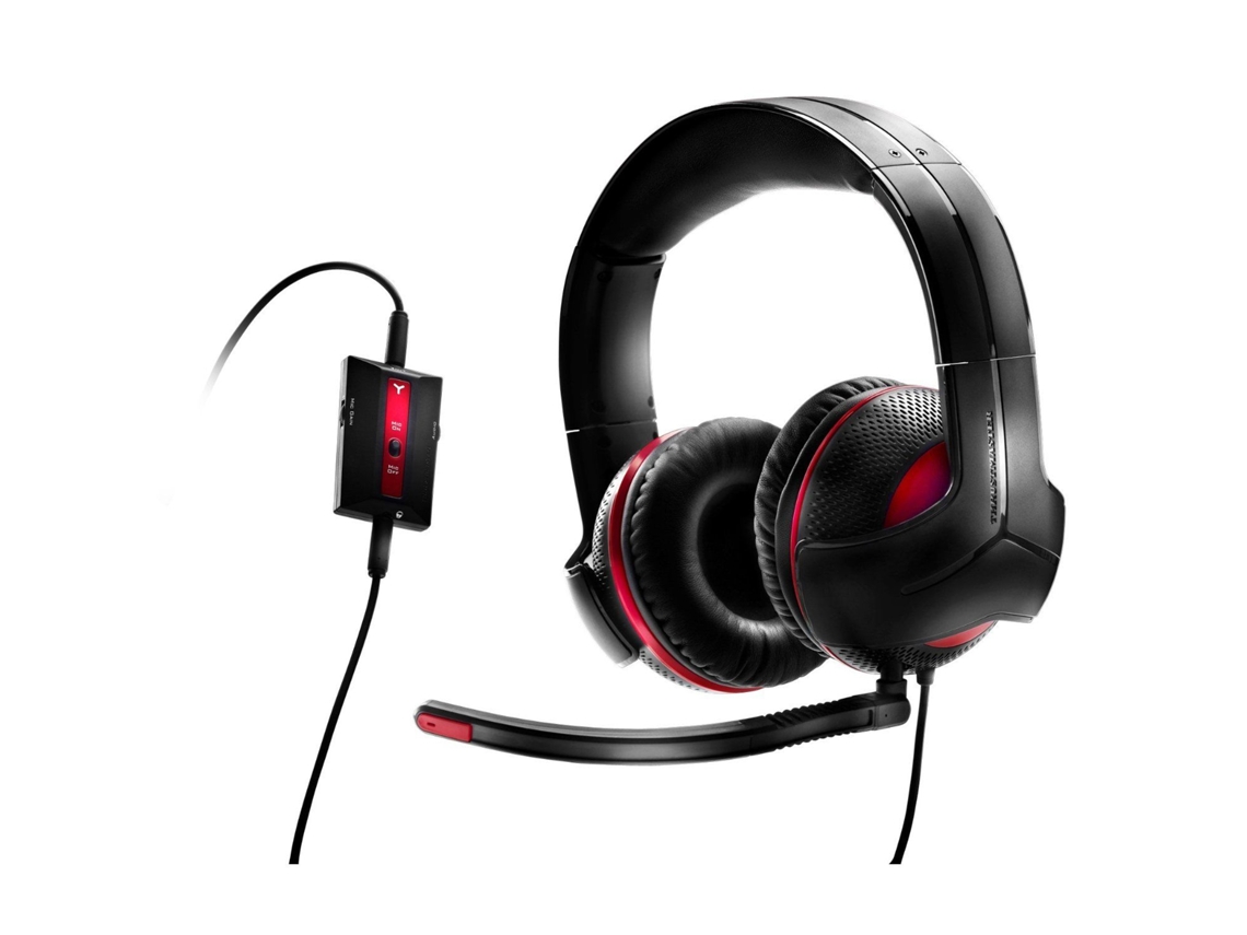 Auscultadores Gaming com Fio THRUSTMASTER Y-250C (Over Ear - Multiplataforma - Preto)