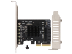 Placa Adaptadora Pcie Para Leitor De Disco Rígido Sata 6gbps Para Windows Os X Linux