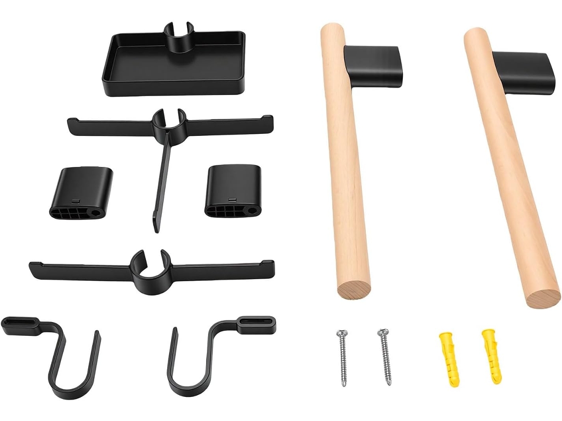 Suporte De Parede Para Equipamentos Ciclismo, Suporte Compacto Para Capacete, Elegante Suporte Para Capacete Em Madeira