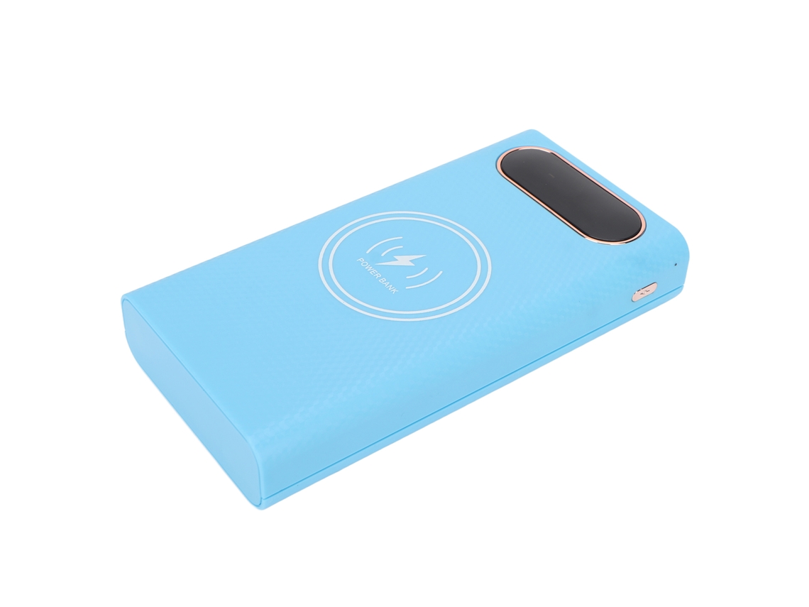Power Bank com carregamento sem fio de 10W+5W, 6 células 21700