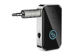 Transmissor E Receptor Sem Fio Bluetooth 5.3 Para Carro B4s Com Adaptador De Áudio De 3,5 Mm
