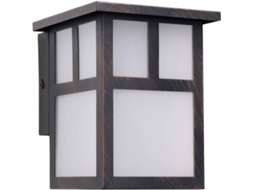 Forlight Osaka - Aplique 190x190x190mm, Aço, Cor Castanho, E27, Máx 60w, Ip23
