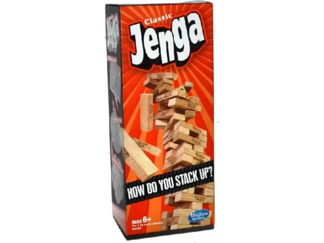 Jogo de Mesa HASBRO Jenga (Idade Mínima Recomendada: 6 Anos)