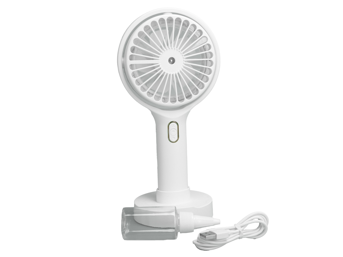 Ventilador Portátil (umidificação Por Spray, Iluminação De Luz Noturna)