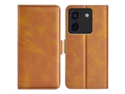 Capa De Celular De Couro Com Fecho Magnético De Dois Lados E Flip Horizontal