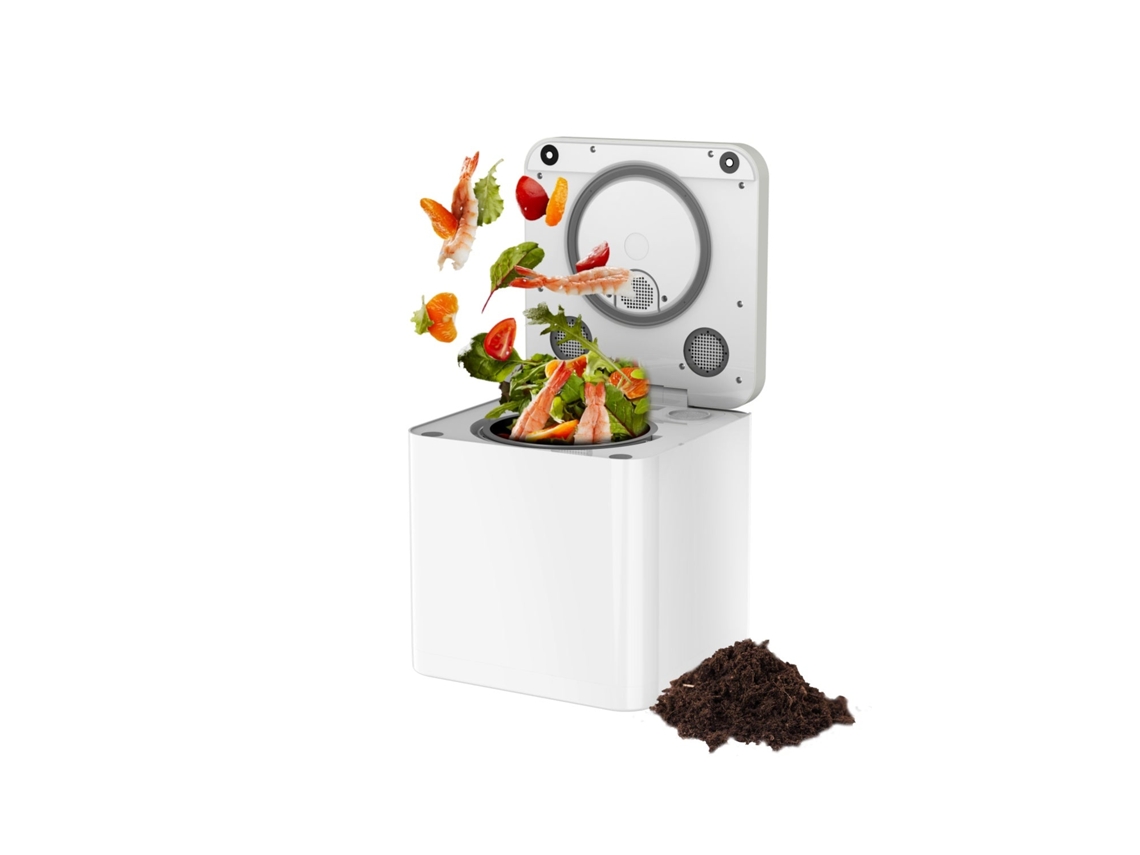 Compostor Doméstico Beeco Hqd 314pro Capacidade 3.3l Potência 90w Branco