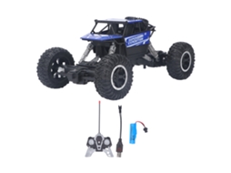 Ats coche de Controle Remoto Todo Terreno 1:18 2.4g Rodas Grandes Deslizamento Escalada Modelo Elétrico Azul