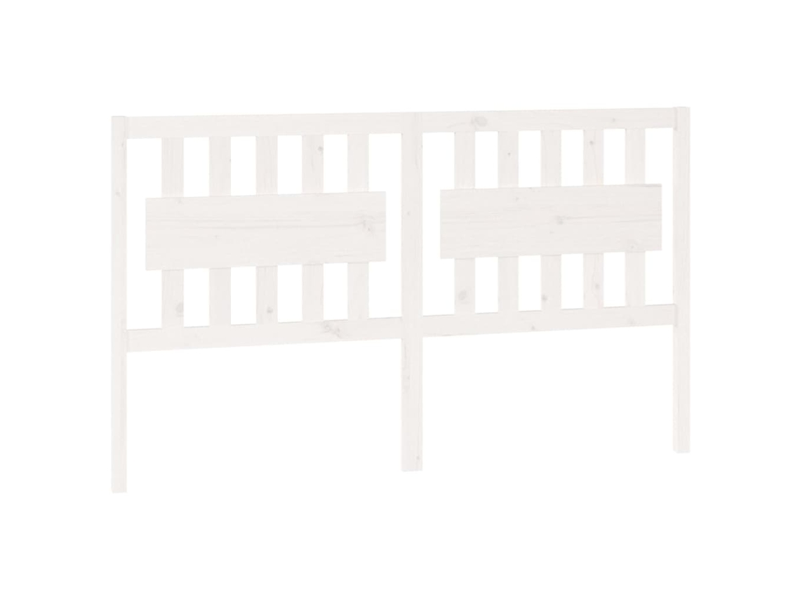 Bed Headboard, Bed Headboards Vidaxl Branco Madeira De Pinho (165.5 X 100 Cm)