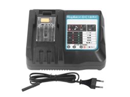 Mali carregador de Bateria de Íon de Lítio 18v Dc18rc Substituto para Bl1850 Bl1840b Bl1820 100‑240v Plugue Eu