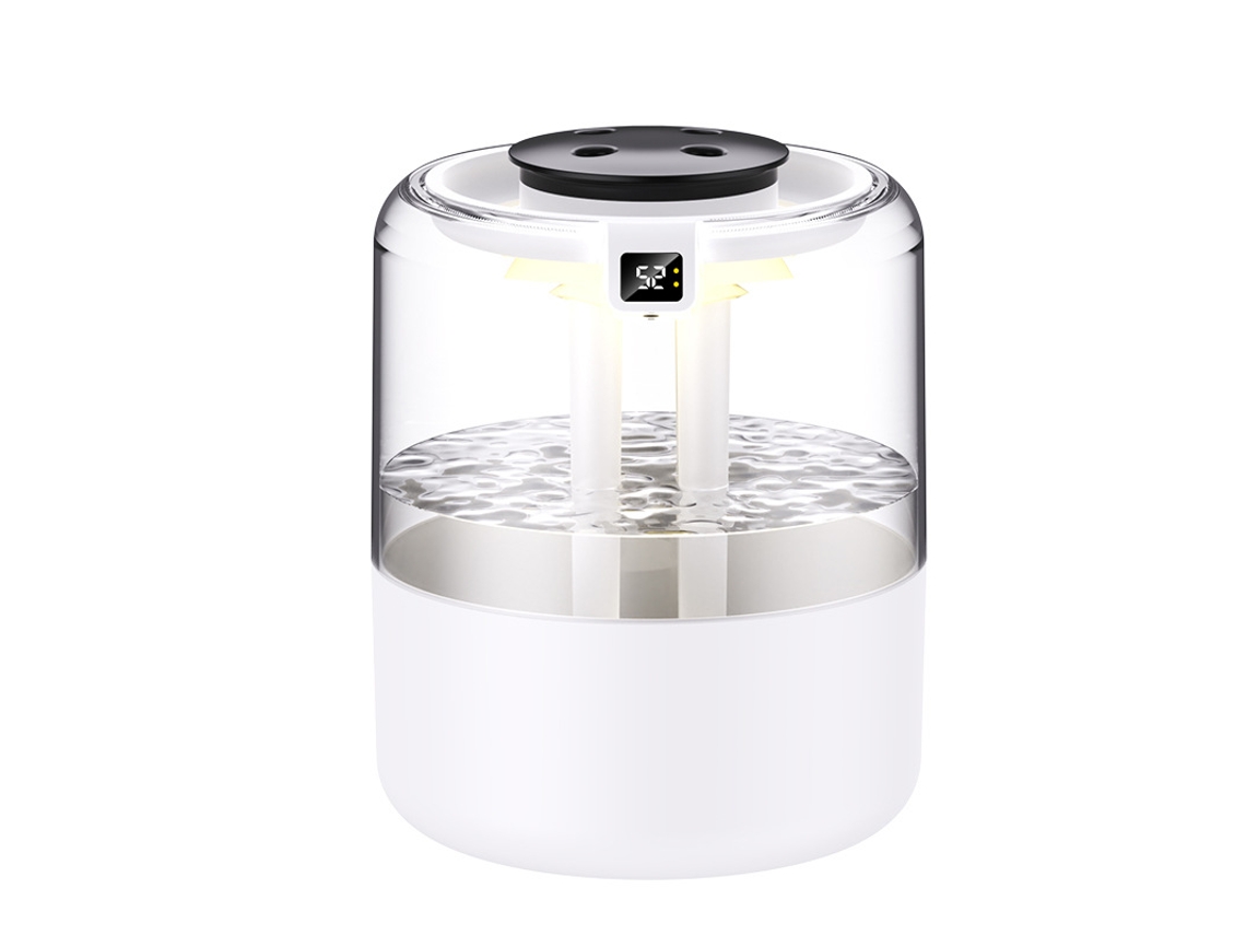 Umidificador de Ar Pequeno 4 Bicos, Grande Capacidade, para Casa e Escritório, Purificação e Aromaterapia CHABERLU