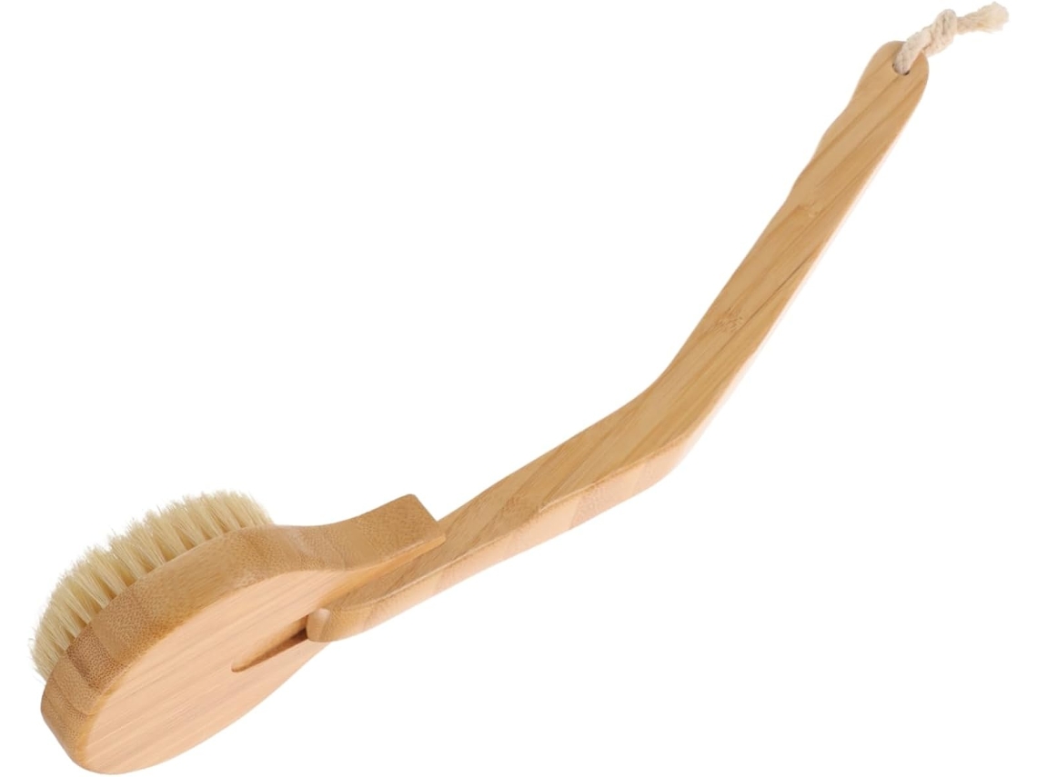 Lurelia Escova Para Costas De Cuidado Corporal, Cabo Longo, Com Argola E Massagem Suave, Banho Relaxante Essencial