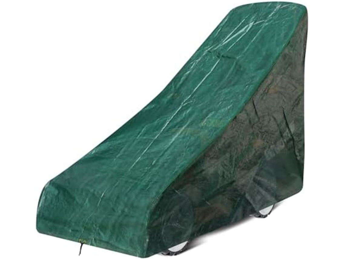 Capa Protetora Verde Em Polietileno Para Cortador De Grama, Impermeável E À Prova De Poeira, Para Cortadores De Grama