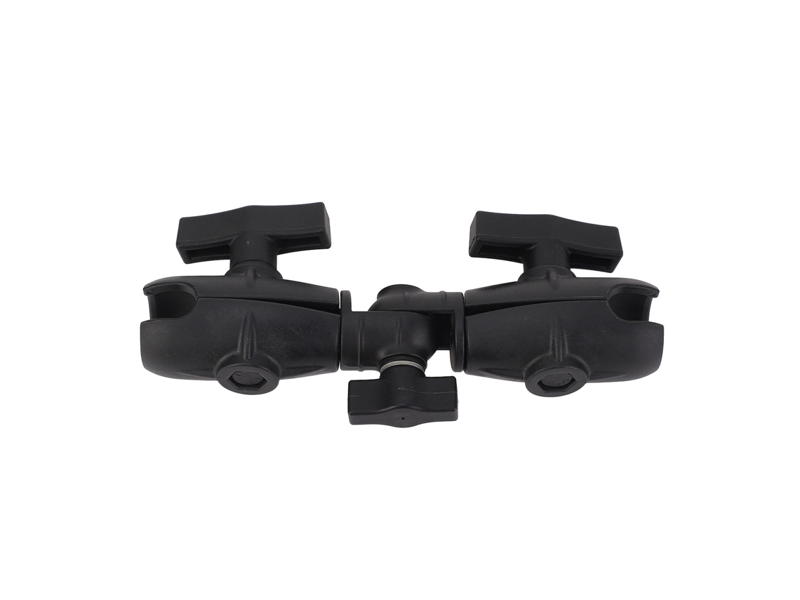 Aetheria braço de Rotação 360° com Soquete Duplo para Suportes Ram Tamanho C Bola 1,5 Polegada com Trinca