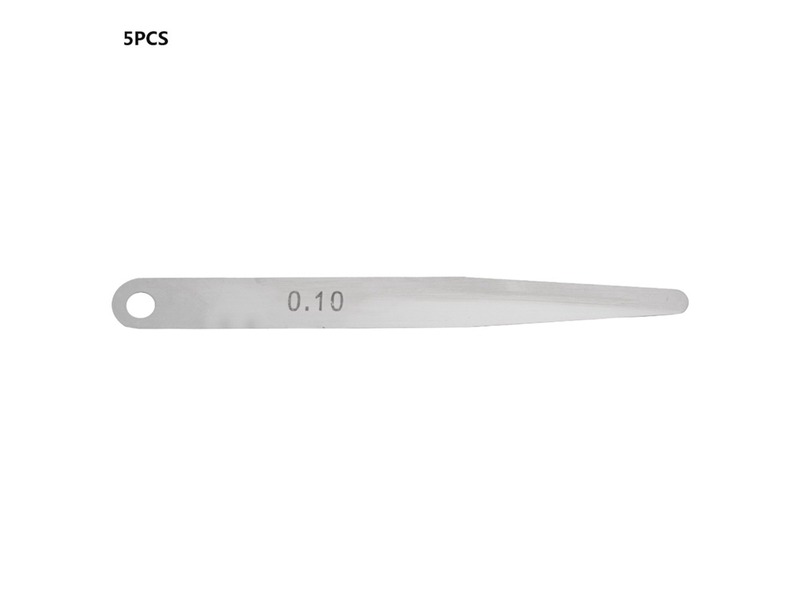 5 Peças Calibre De Fondo Métrico Espessura 0.1mm Ferramenta De Medição Calibre De Sonda