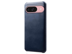 Capa Protetora De Couro Sintético Com Textura De Bezerro Tkdaddy Para Google Pixel 10/10 Pro, Azul
