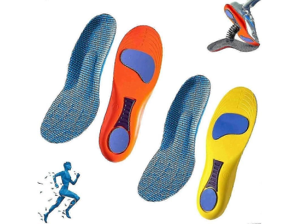 Insole Ortopédico Norelie Suporte Arco Alivio Fasceia Plantar Conforto Trabalho Esportes