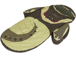 Saco de Cama LITTLELIFE Crocodile Animal Snuggle Pod (Tamanho: 3-4 Anos - Verde)