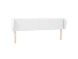 Headboard, Headboards Vidaxl Branco Couro Artificial (163 X 23 X 78/88 Cm)