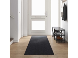 Vidaxl Runner De Carpete Antracite 80 X 400 Cm Tecido