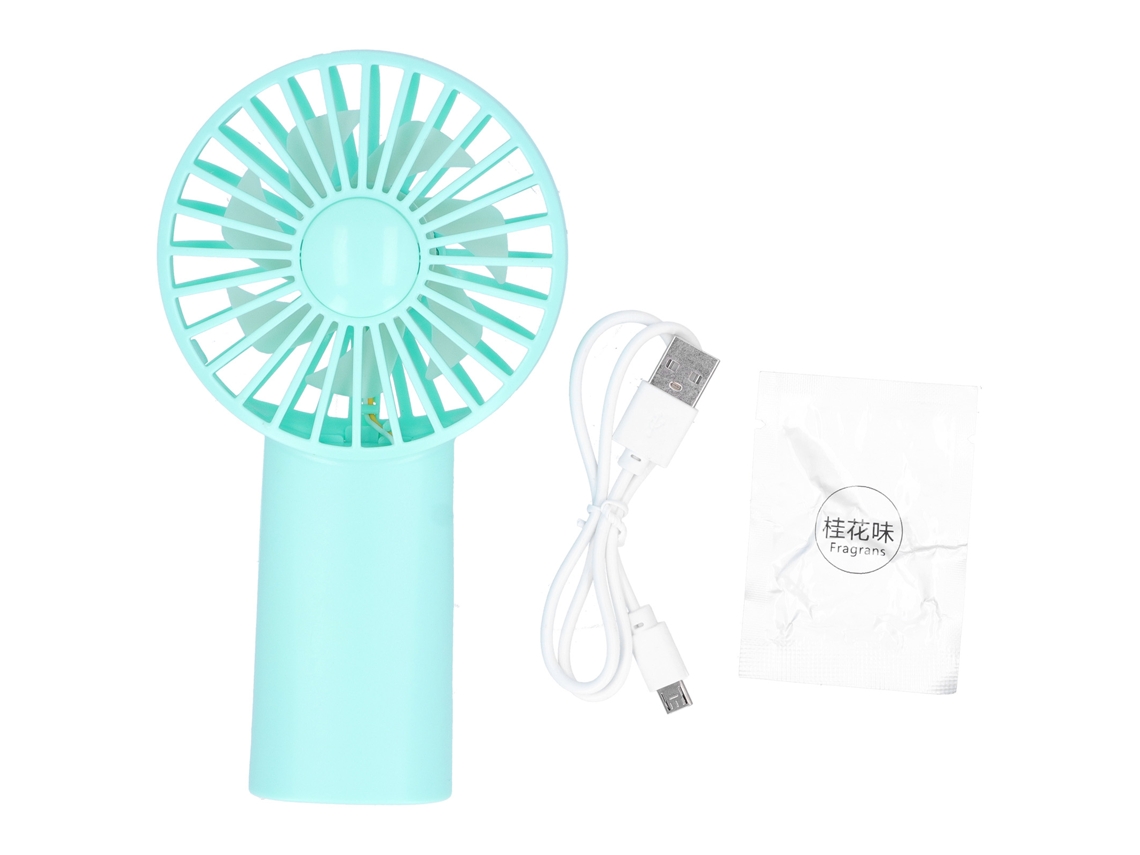 Ventilador Mini Portátil Usb Recarregável com Aromaterapia para Casa e Escritório | S/MARCA