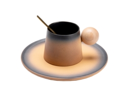 Chávena de Café de 200Ml com Pires Conjunto Ideal para Festas Família Ou Café. RNEMITERY