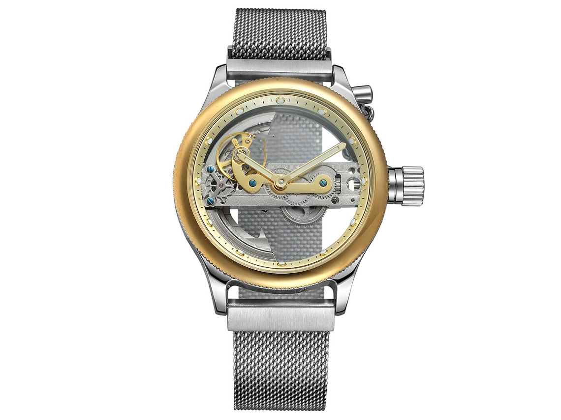 Reloj Automático Forsining De Lujo Para Hombre Con Correa De Acero Inoxidable