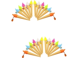 Conjunto De 48 Canetas Em Gel Com Desenhos Sorvete, Criativas Para
