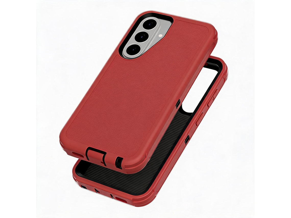 Capa Hibbent Protetor Para Samsung Galaxy S26 Fe (vermelho)