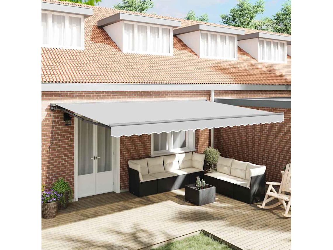 Vidaxl Estrutura De Toldo Ajustável Antracite 4,5 × 3 M Aço