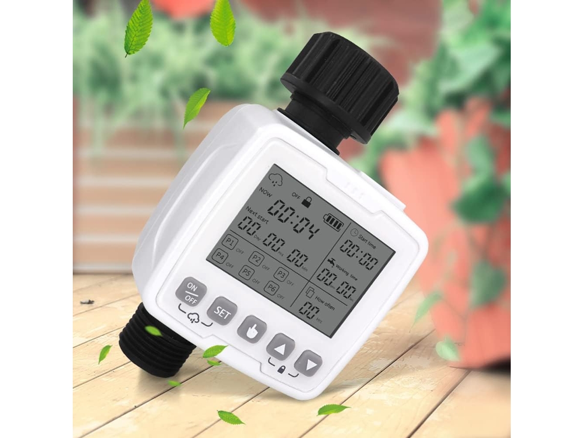 Temporizador Inteligente De Irrigação Automática Com Visor Lcd Grande