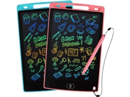 Prancheta LCD Slowmoose, pacote com 2, 10 polegadas, grafite colorida