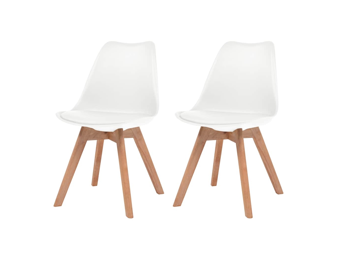 Dining Chair, Dining Chairs Vidaxl Branco Plástico (n/a)