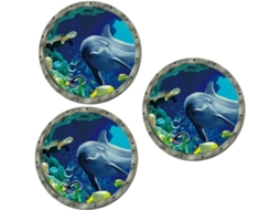 Conjunto De 3 Adesivos De Parede Luminosos, Decoração Para Quarto E Sala De Estar.