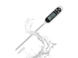 Termômetro De Cozinha Digital Com Tela Lcd E Sonda Longa,alta Precisão E Leitura Instantânea Para Churrasco,óleo,vinho E Água Quente Btforus