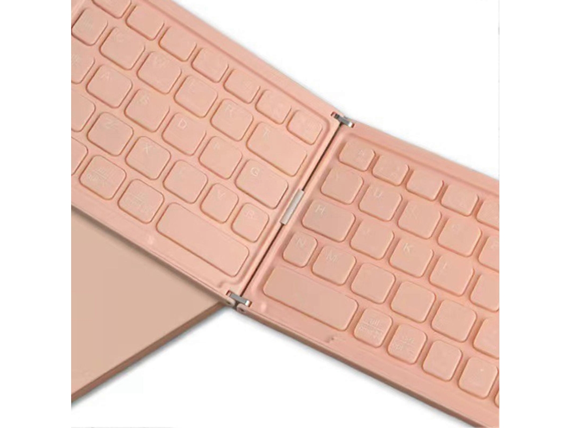 Teclado Dobrável Compatível Com Bluetooth Teclado Leve Easy Switch Até 3 Dispositivos Para Ios Para Hms Android Smartphone Nostalgia88