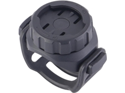 Adaptador de base guia para suporte de ciclocomputador, antiderrapante, com rotação de 360°.