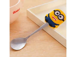 Colher LAXISCREED Inox Cute Silicone Café Petisco