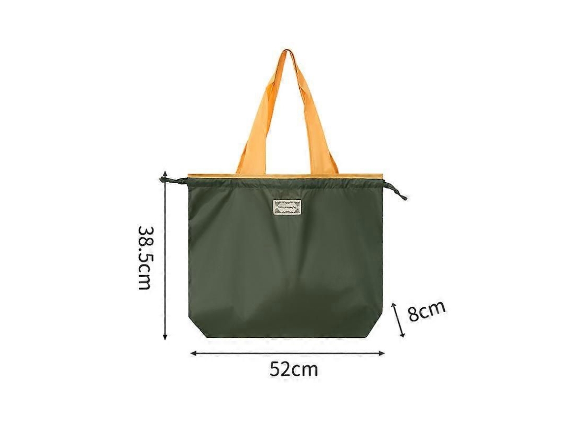 Sacola de Compras Dobrável e Impermeável, com Grande Capacidade e Resistente Ao Desgaste, Adequada para Ser Carregada no Ombro Ou na Mão. GOKOCO