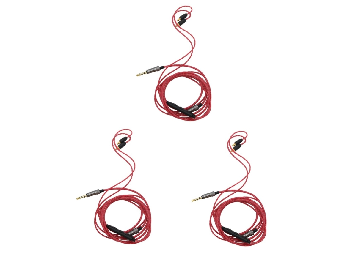 Cabo de Atualização para Fone de Ouvido de 3 Peças em Cobre Puro Cks1100 E40 E50 E70 SFUSHOS