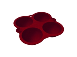 Mold de Silicone 4 Cavi Semicírculo para Bolo