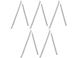 Conjunto De 10 Molas De Tensão Com Gancho Duplo, Pequenas, Resistentes E Versáteis.