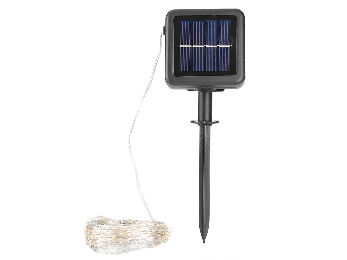 Laxiscreed Luzes Solares Com 200 Leds De Fio De Cobre Para Decoração De Festa, Natal E Exterior