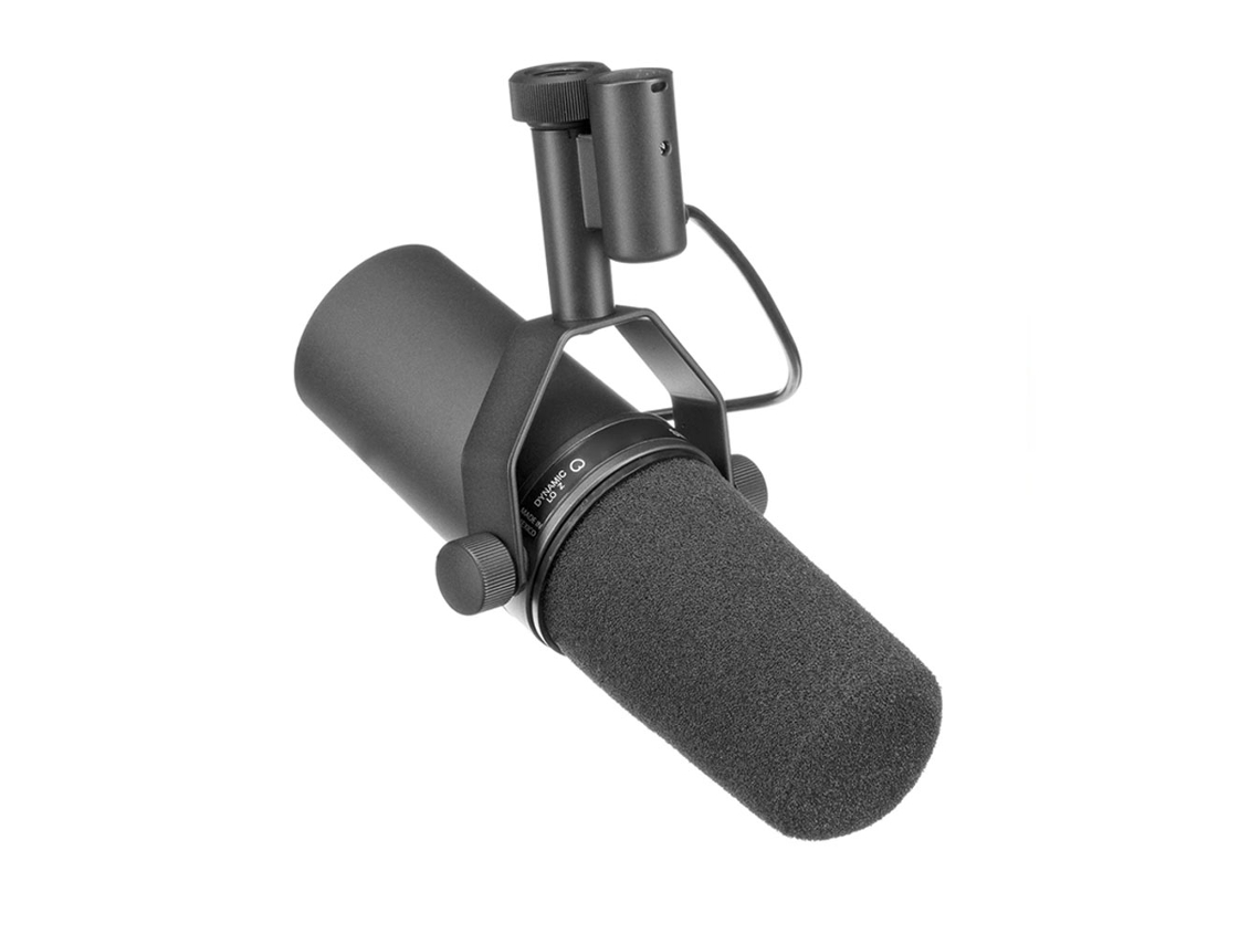 Microfone Dinâmico Profissional Com Resposta De Frequência Ajustável.