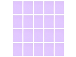 20pcs Capa Protetora de Papel A4 30 Furos Pp Fosca Roxo Taro para Encadernação | S/MARCA