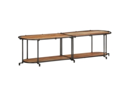 Tv Cabinet, Tv Cabinets Vidaxl Marrom Madeira De Acácia (160 X 42 X 40 Cm)