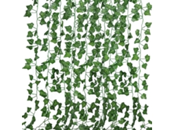 Hera Artificial, Guirlanda De Folhas Verdes Artificiais, Trepadeira, Folha, Flor, Decoração Suspensa Para Casamentos, Jardins, Casas, Cozinhas